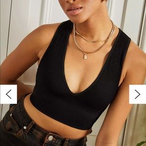 Urban Outfitters V-Neck Ribbed Top
